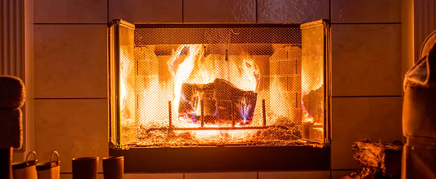 Mendota Hearth Landscape Fireplace Installation in Bettendorf, Iowa