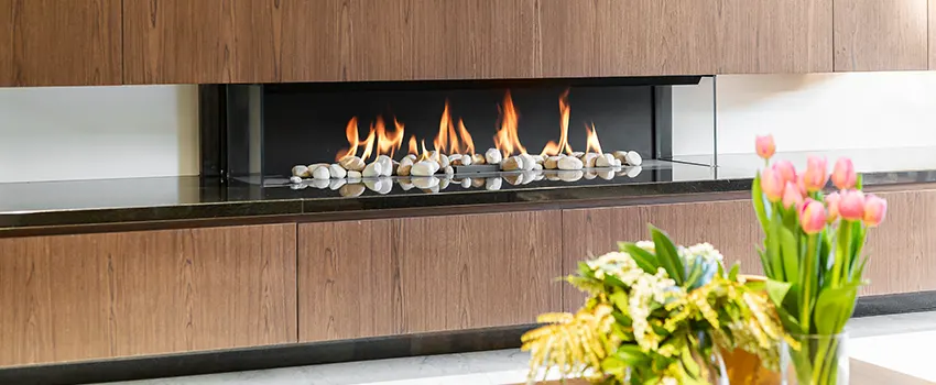 Double-height Fireplace Design Refurbishment in Bettendorf, Iowa