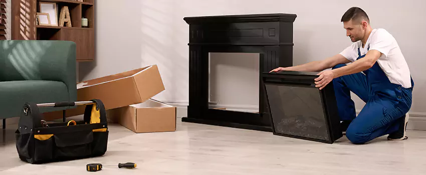Old Rusted Metal Fireplace Repair And Replacement in Bettendorf, IA